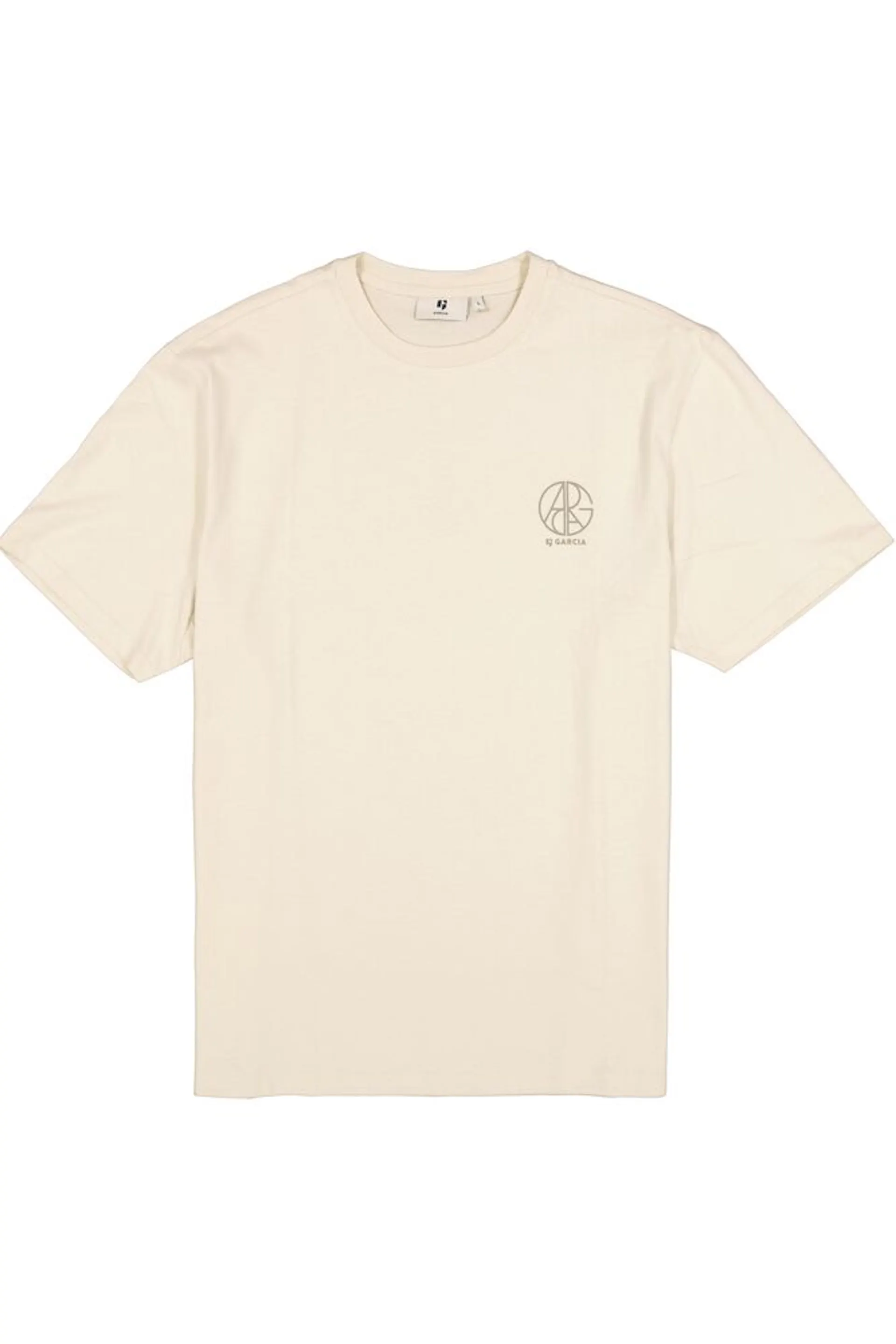garcia t-shirt gebroken wit