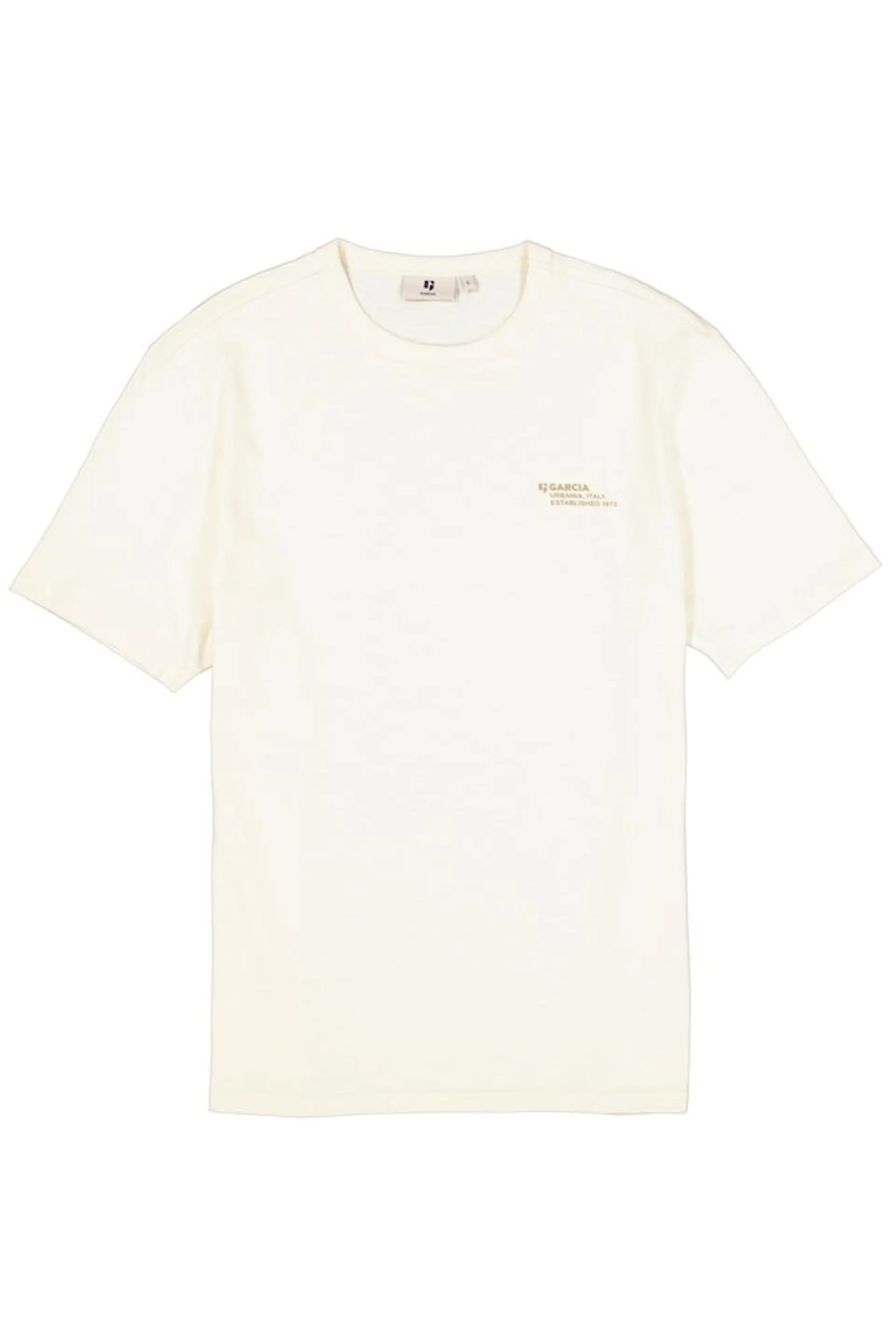 garcia t-shirt gebroken wit