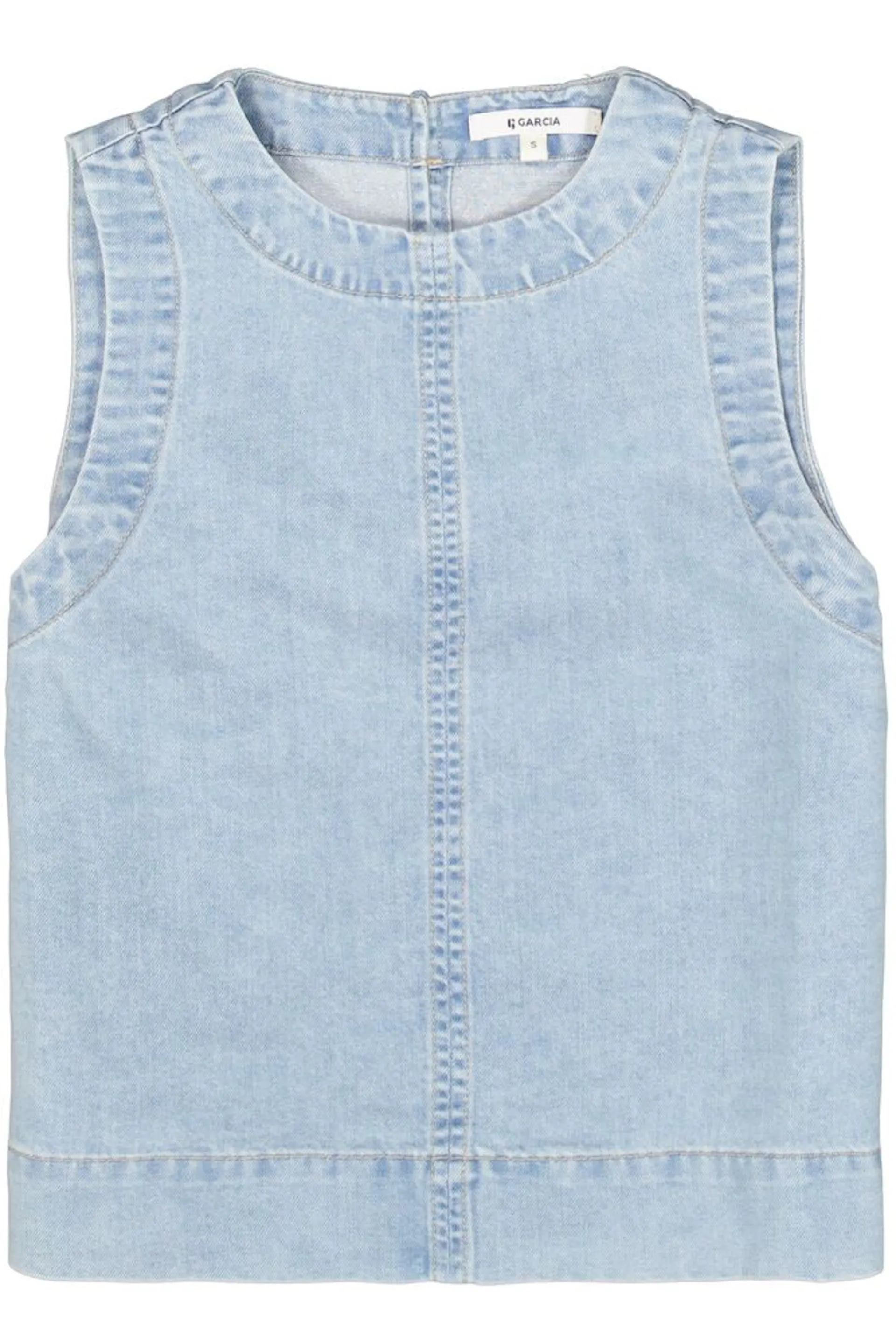 garcia denim top light used
