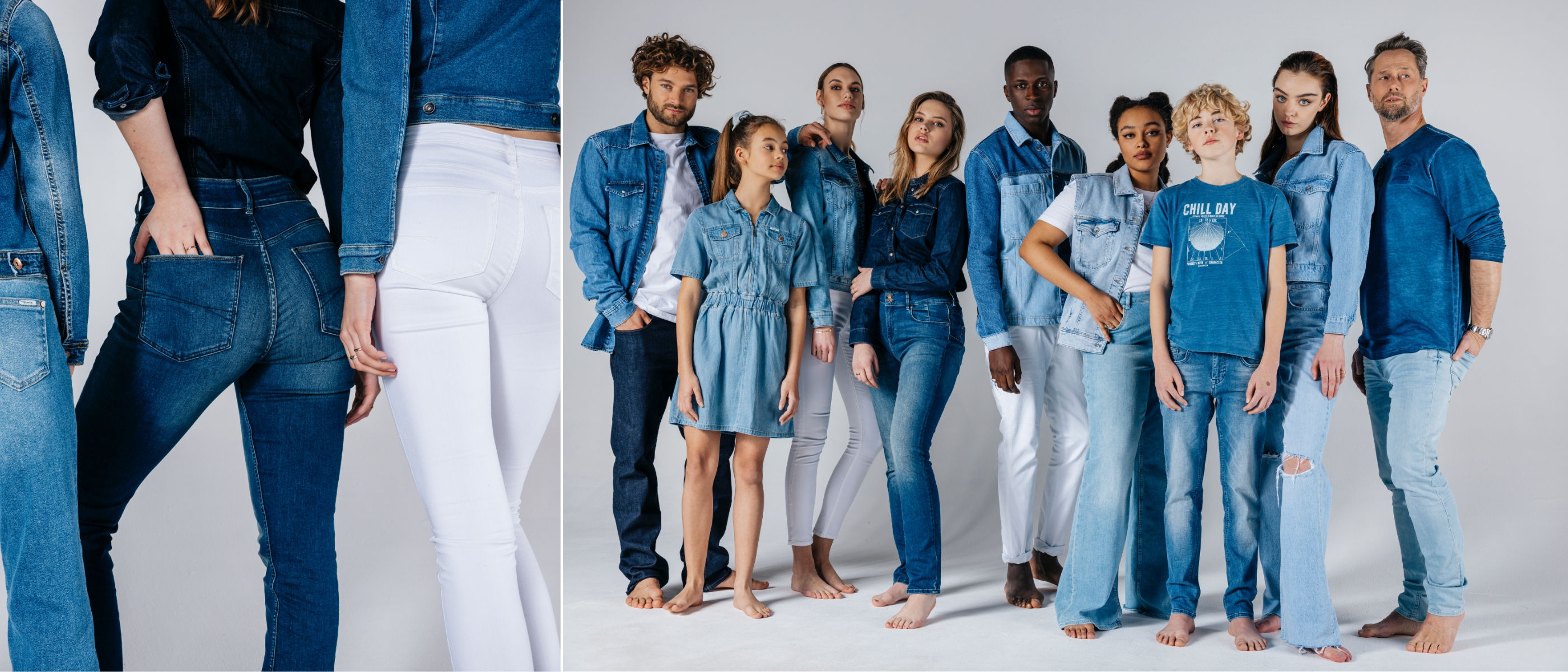 Dames Kleding voor voor Jeans voor Bootcut jeans NA-KD Denim Trend Jeans Met Relaxed Bootcut Pasvorm in het Blauw 