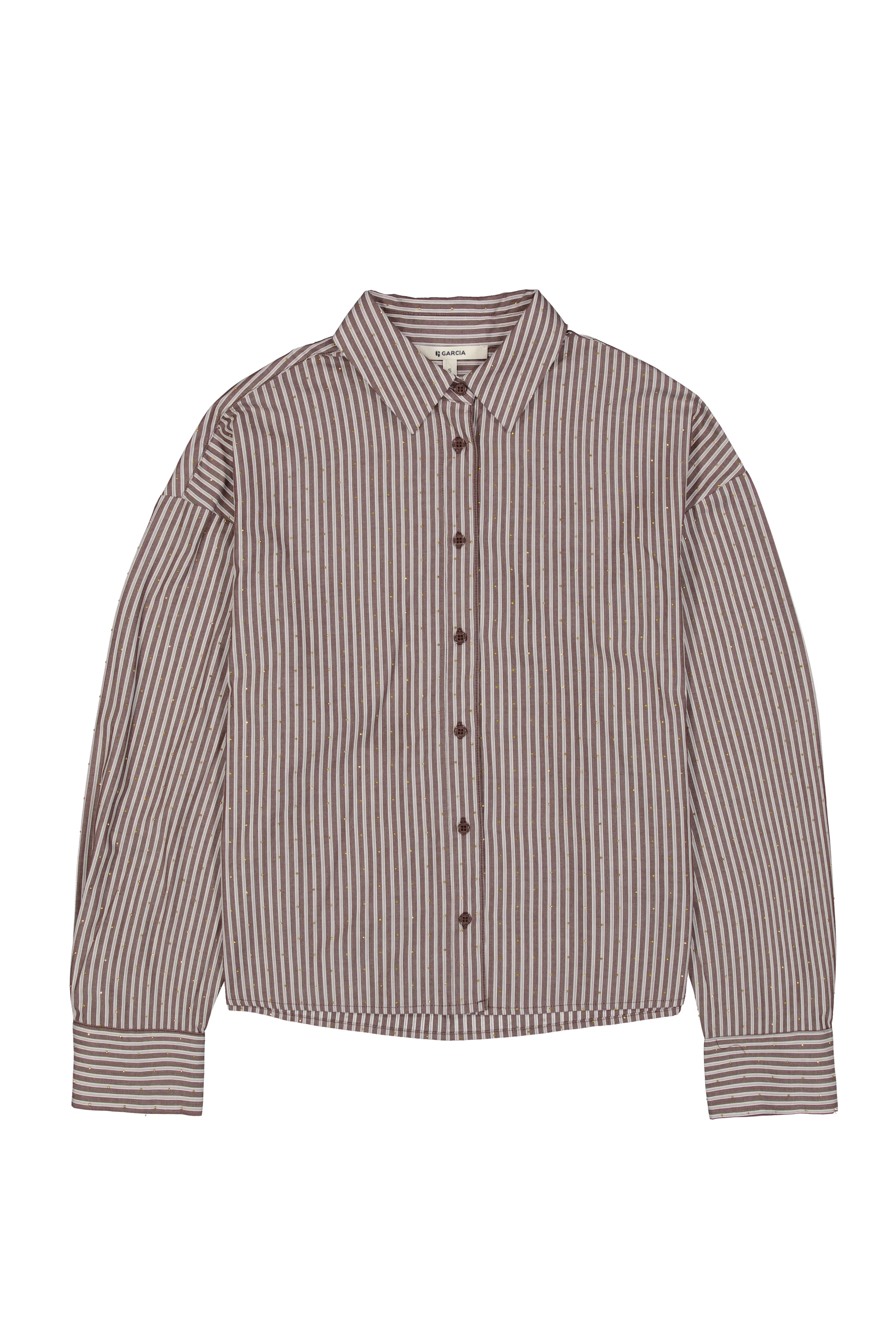 garcia blouse gestreept