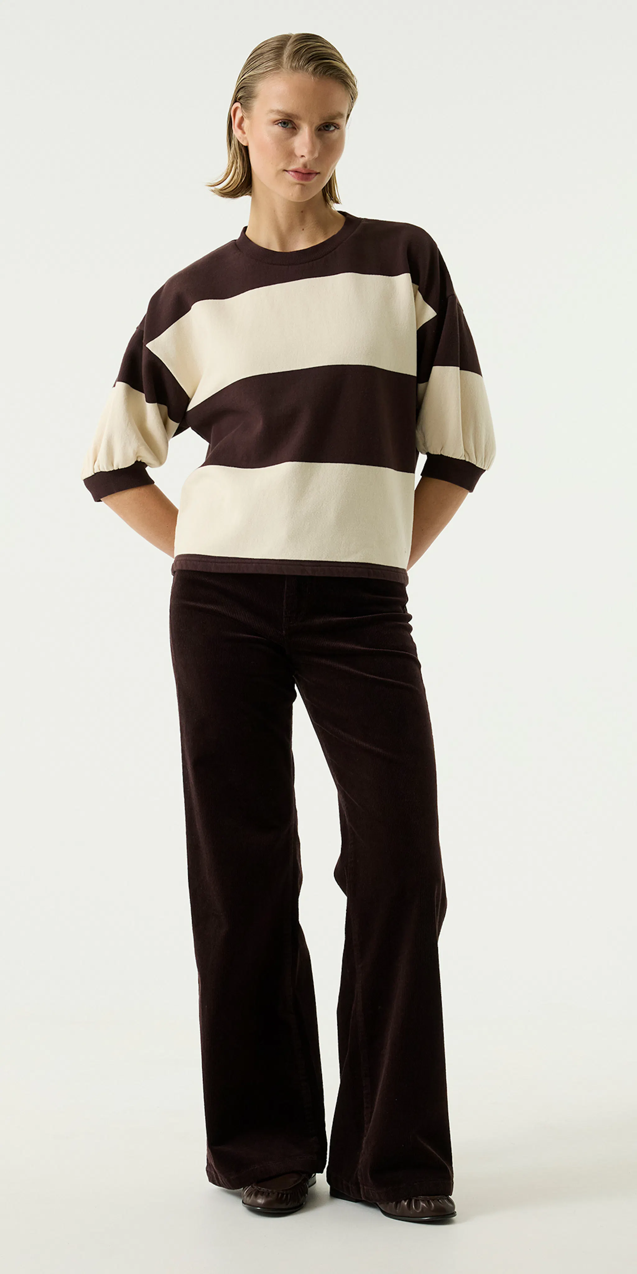 SHOP THE LOOK Chocolate Stripe Mood