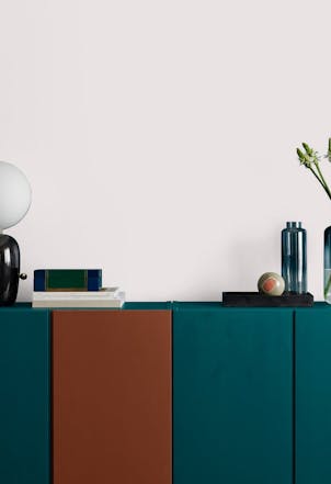 Sideboard painted in Bare Pink