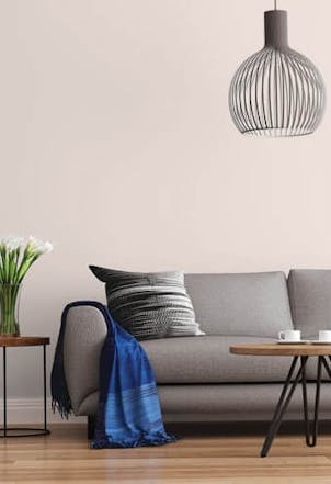 Living room painted in La Minute