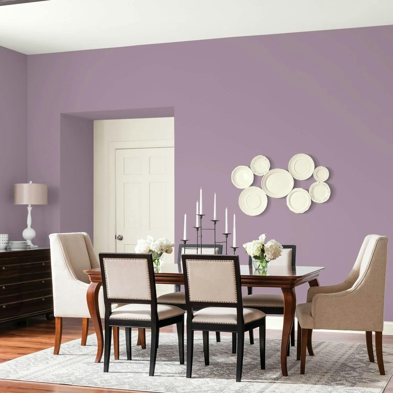Purple Dining Room Paint Colours