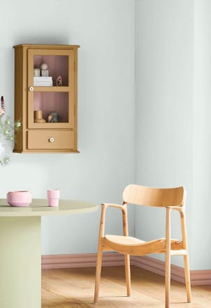 Dining room painted with Johnstone's Distant Star