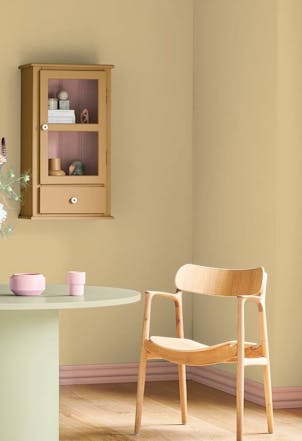 Dining room painted with Johnstone's