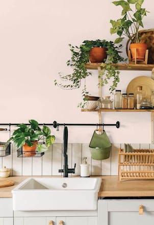 Kitchen painted with Johnstone's Peachskin