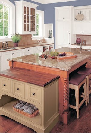 Kitchen painted with Johnstone's Cotton Flannel