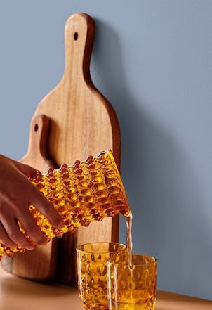 Kitchen painted with Johnstone's Lilac Time