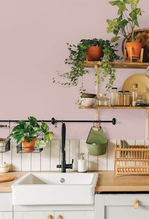 Kitchen painted with Johnstone's Strawflower