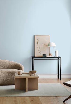 Living room painted in Elevenses