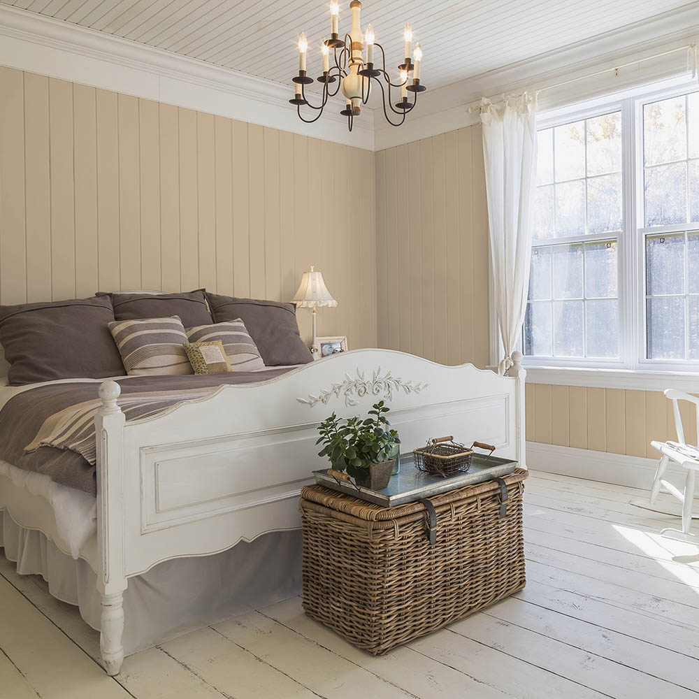 Bedroom painted with Happy Trails