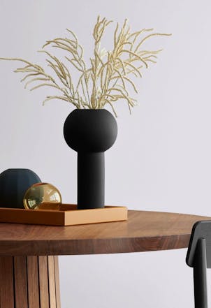 Dining room painted with Johnstone's Violet Vogue