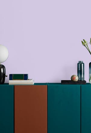 pinkish purple wall
