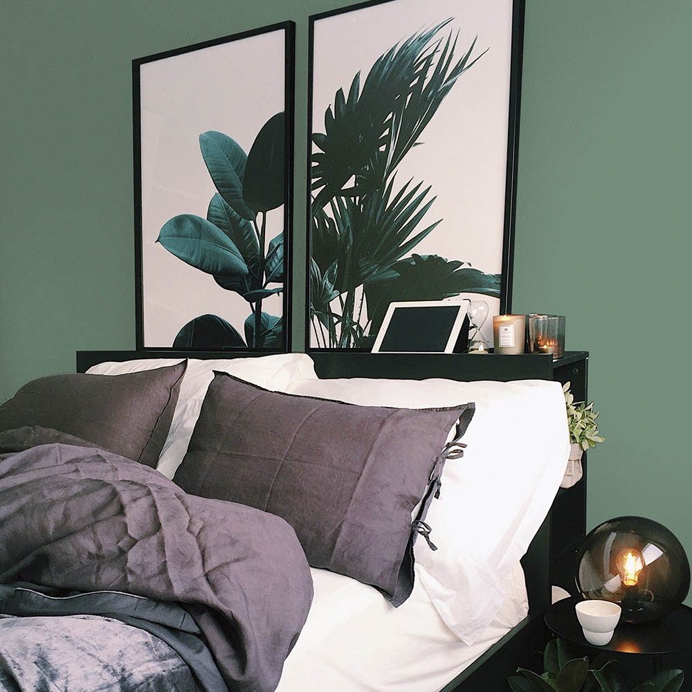 Forgotten Garden painted bedroom wall