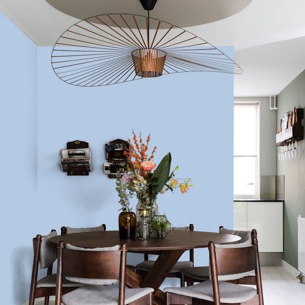 Dining room paint in a Johnstone's duck egg paint colour