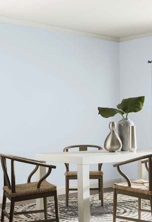 Dining room painted with Johnstone's Windsor Haze