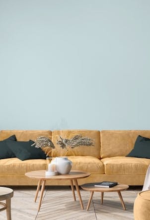 Living room painted with Johnstone's Cosmic Rays