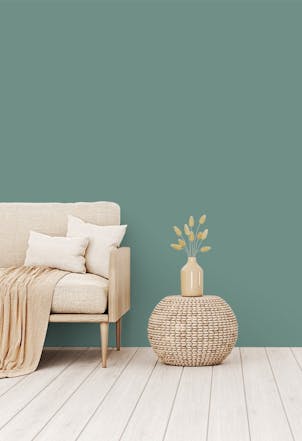 Living room painted with Johnstone's Yucca