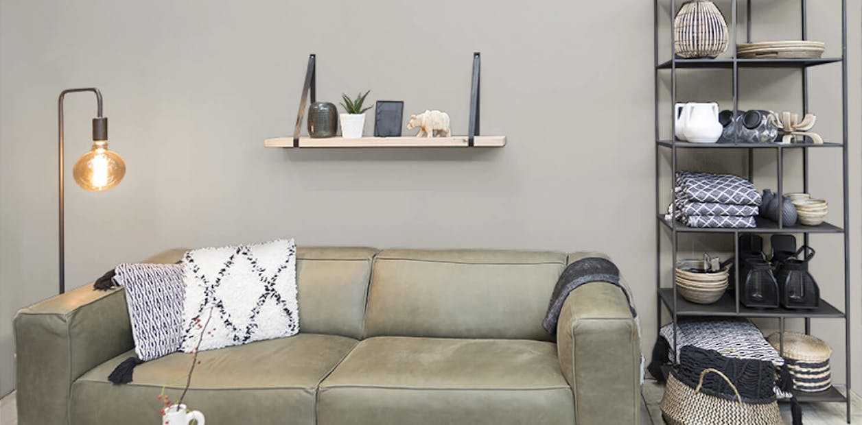 Light greys often afford a smooth finish and look great with grey furniture.
