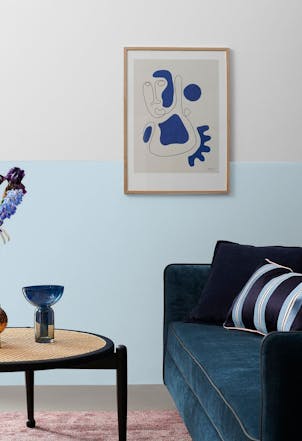 Living room painted in Simply Elegant