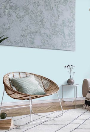 Living room painted in Elevenses