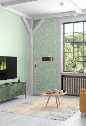 Living room painted in St. Augustine