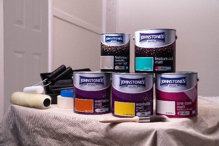 selection of Johnstones paints 