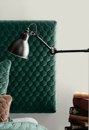 Bedroom painted in Singing Sand