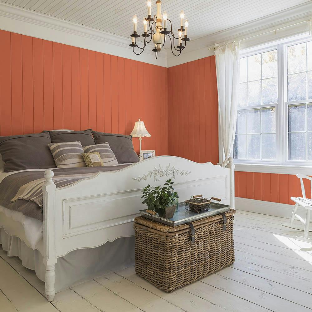 Orange Bedroom Paint Colours