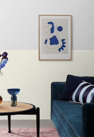 Living room painted in Horseradish