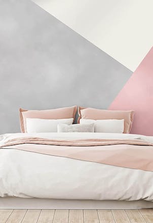 A colour like rose gold is suitable in bedrooms, bathrooms and nurseries.