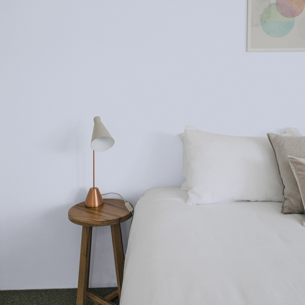Frosted Lilac bedroom wall 