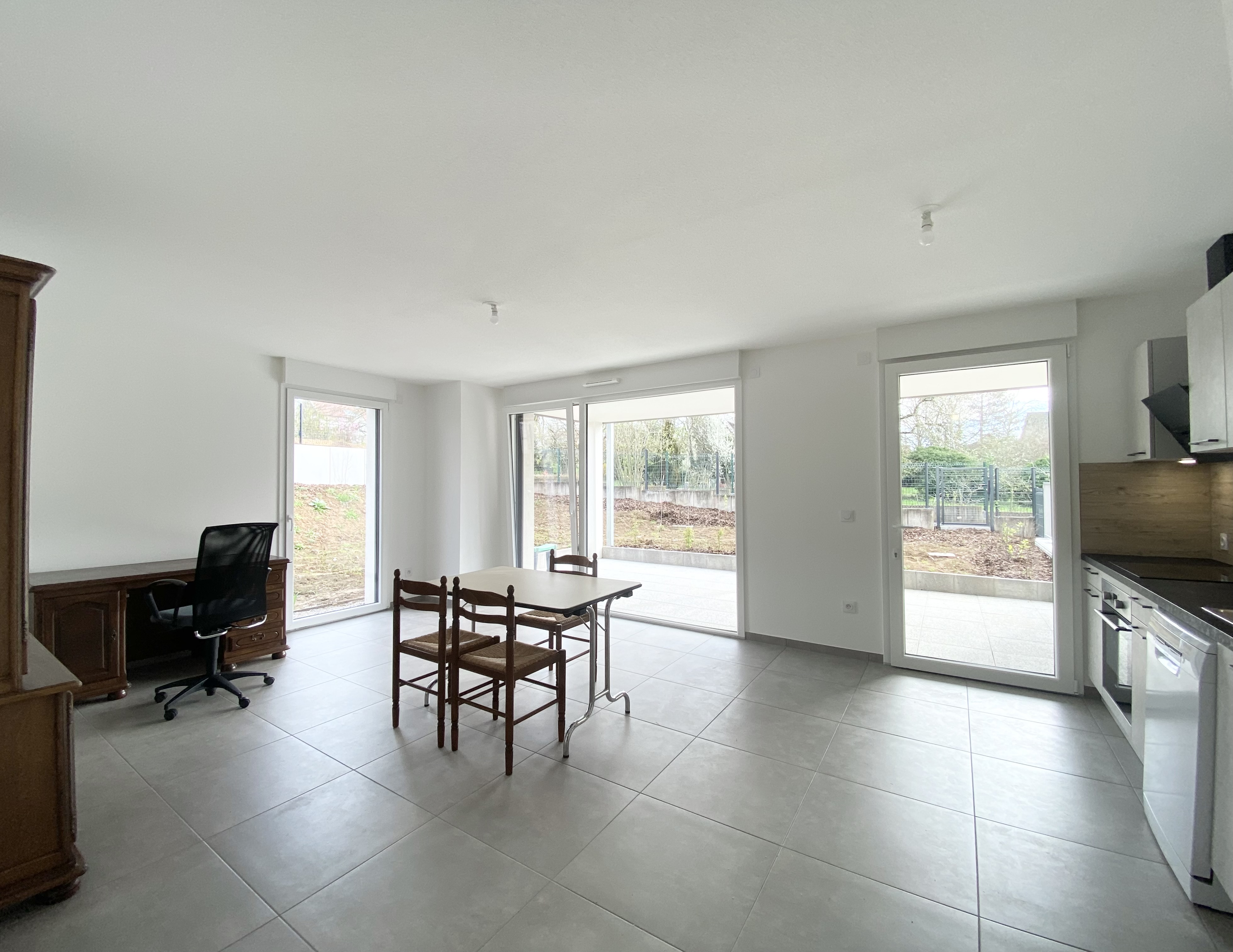 Ernolsheim-sur-bruche / Rez-de-jardin 52m² et espace vert 189m²