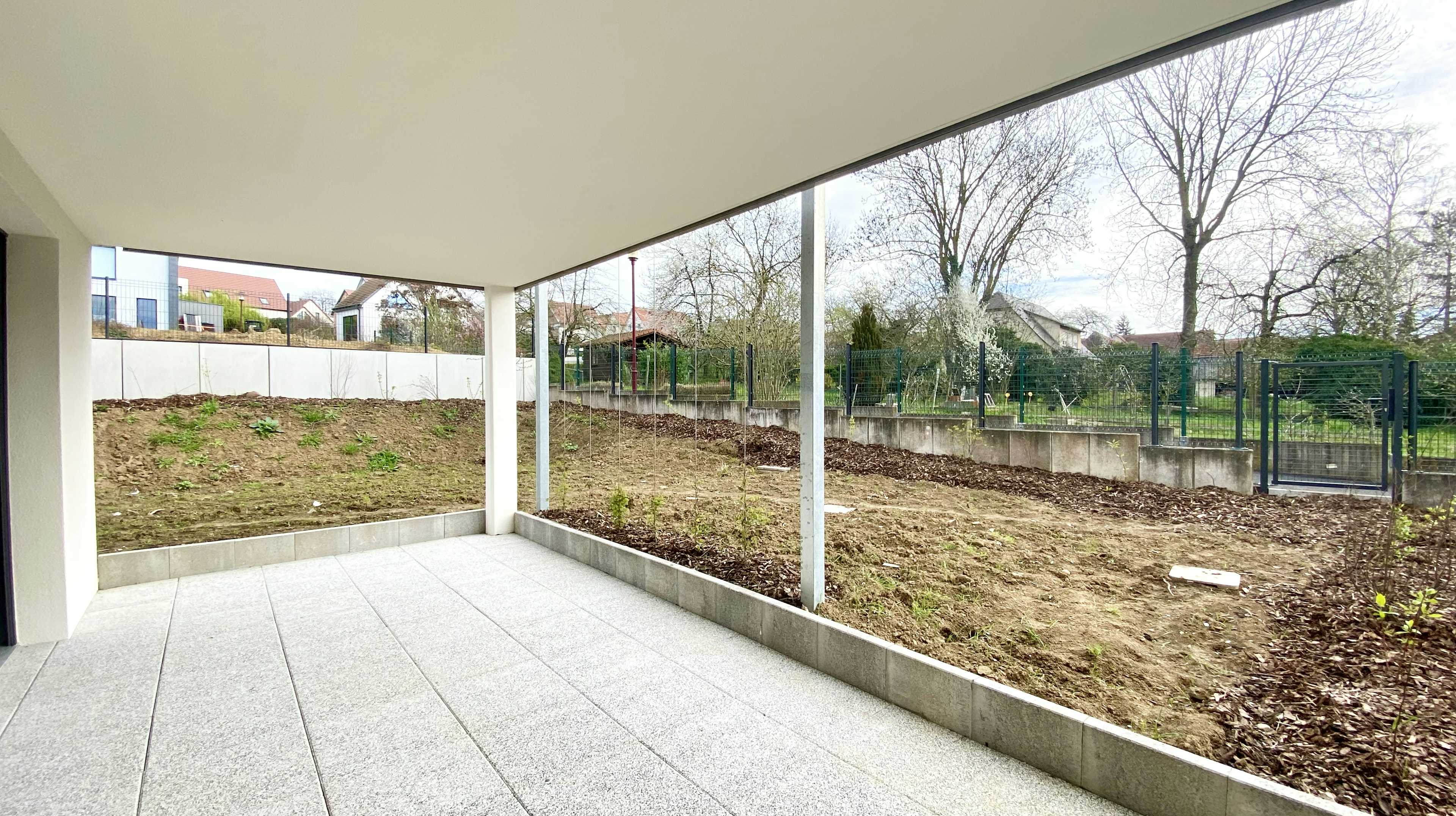 Ernolsheim-sur-bruche / Rez-de-jardin 52m² et espace vert 189m²