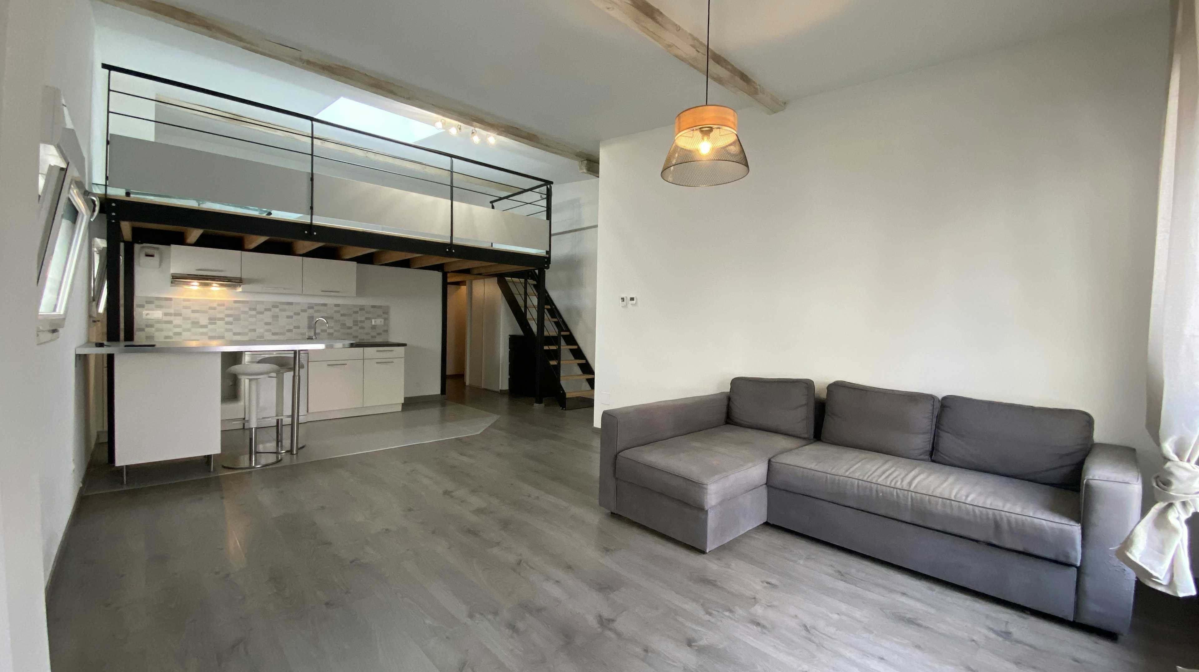 Strasbourg Neudorf - Esprit loft 70 m² au sol 50 m² habitables avec option garage