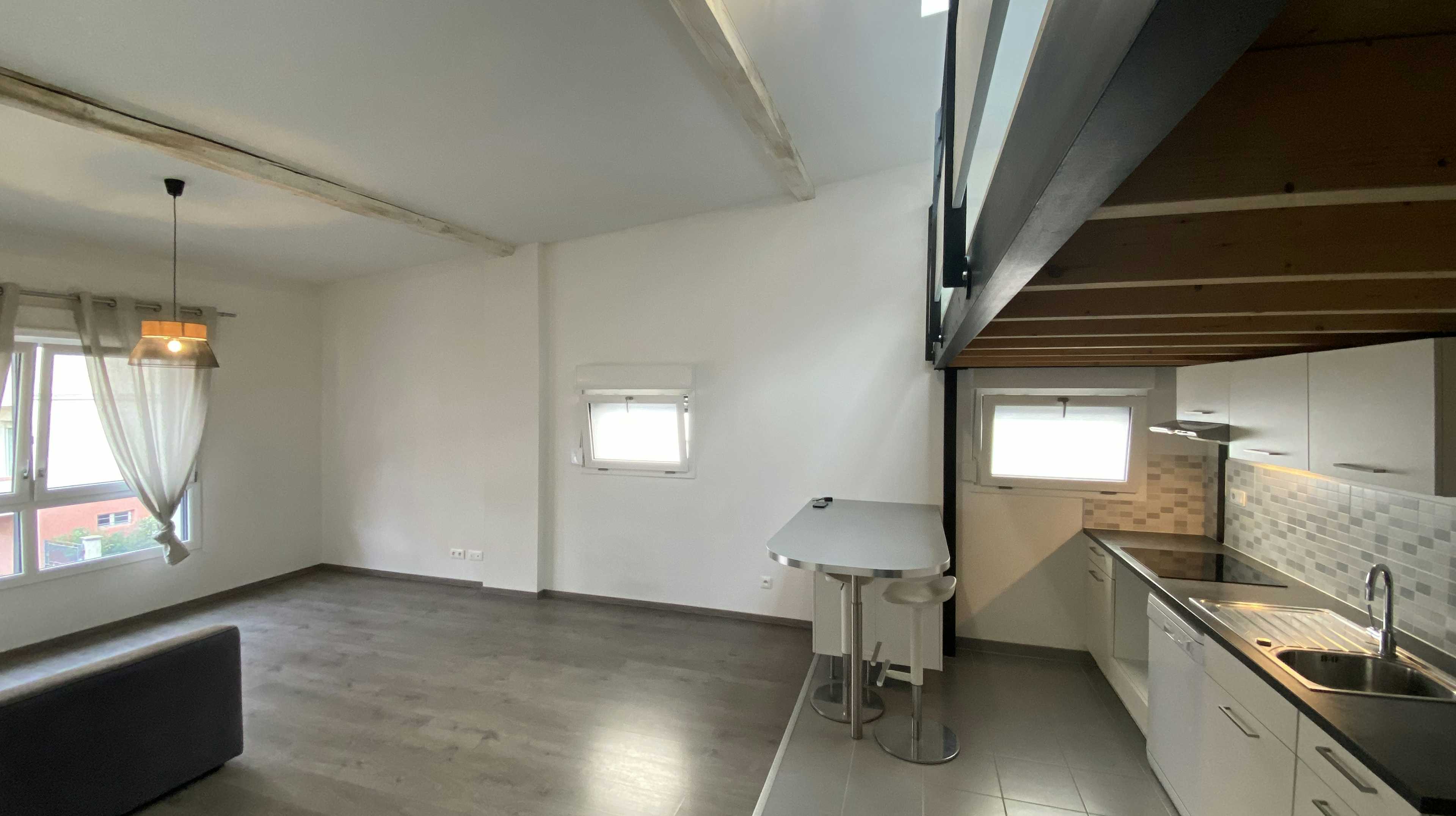 Strasbourg Neudorf - Esprit loft 70 m² au sol 50 m² habitables avec option garage