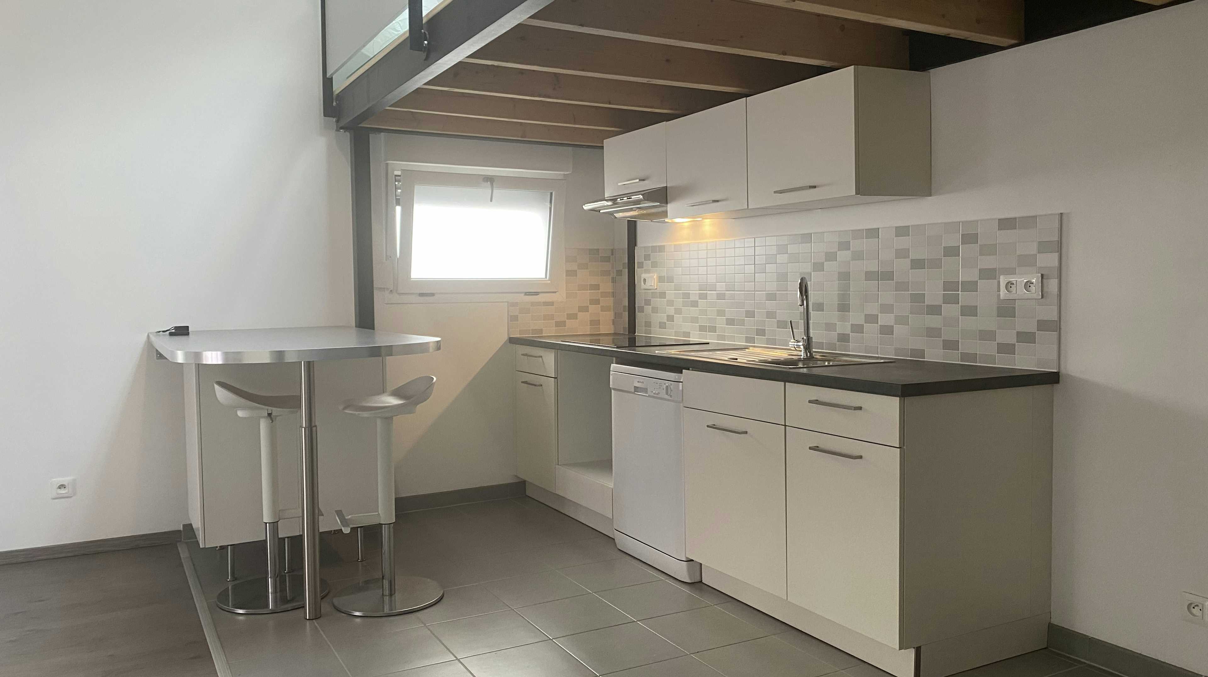 Strasbourg Neudorf - Esprit loft 70 m² au sol 50 m² habitables avec option garage