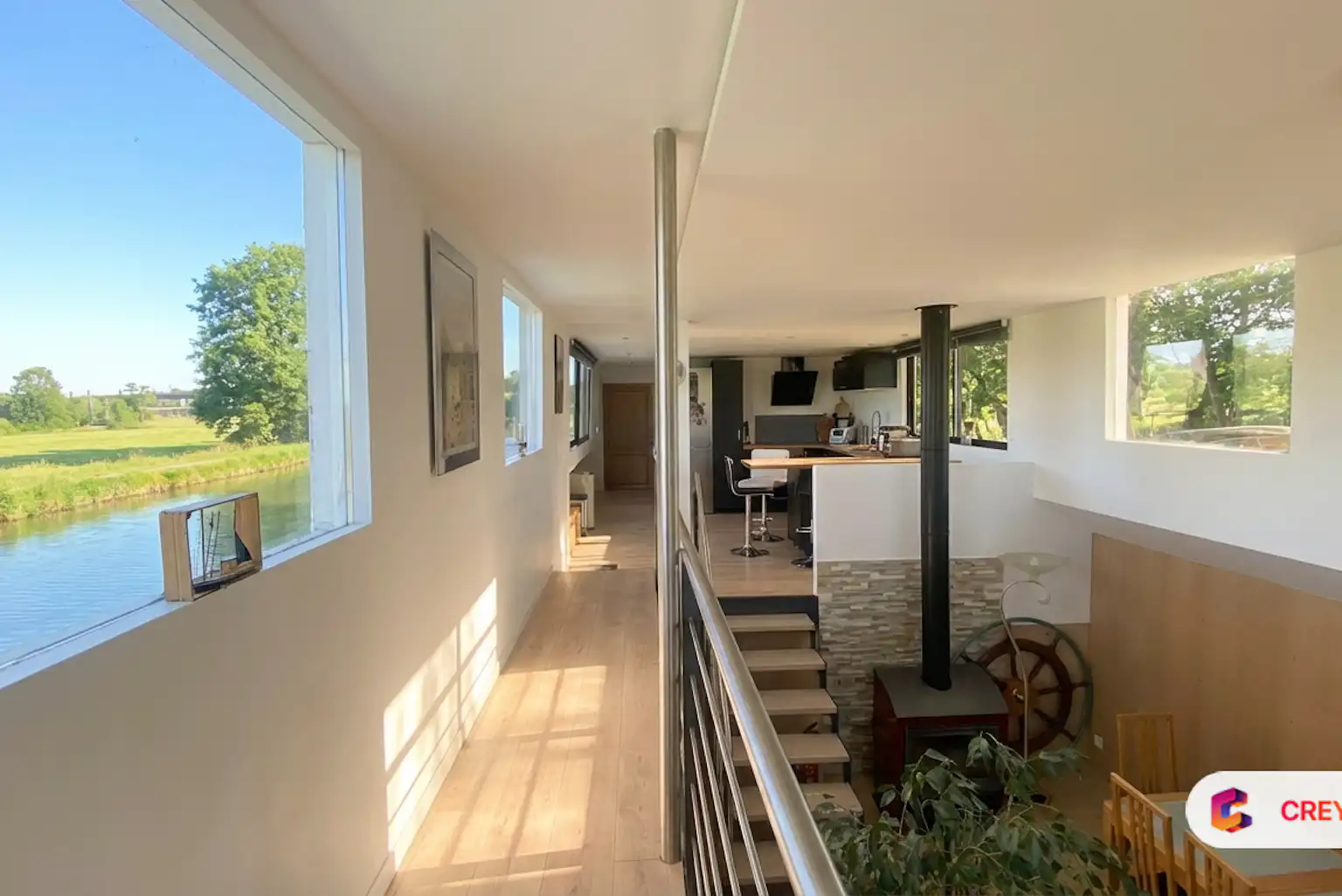 Eckwersheim - Péniche d'habitation 134 m²