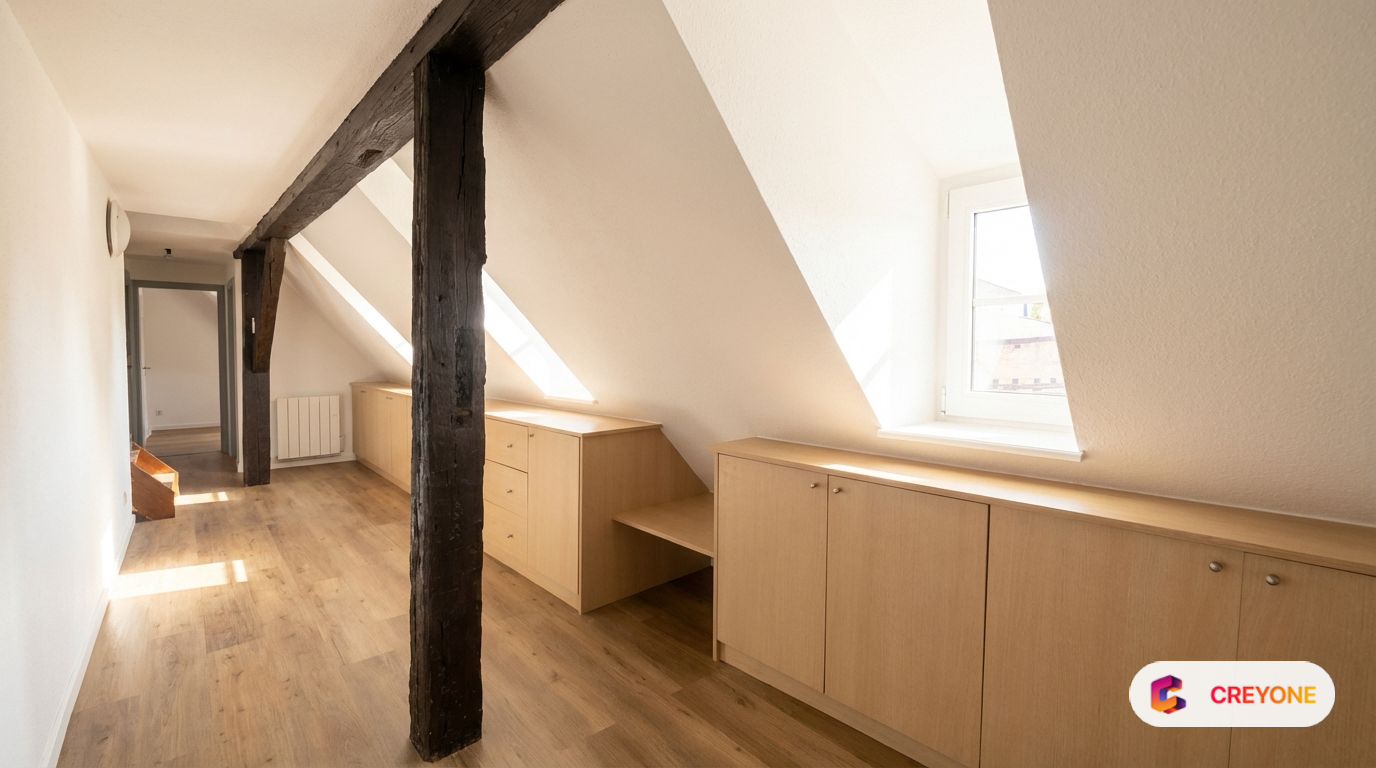 Krutenau - Duplex 38 m² Carrez et 50 m² au sol