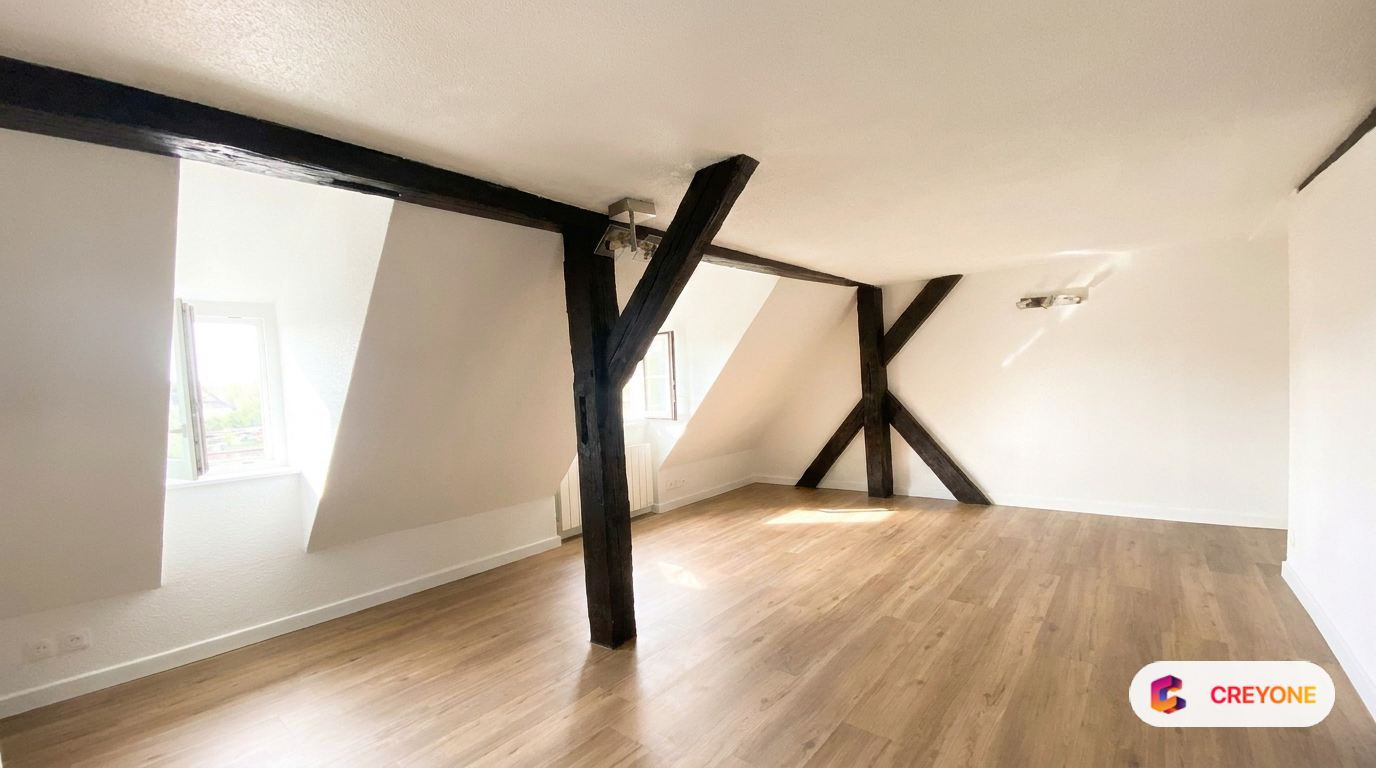 Krutenau - Duplex 38 m² Carrez et 50 m² au sol
