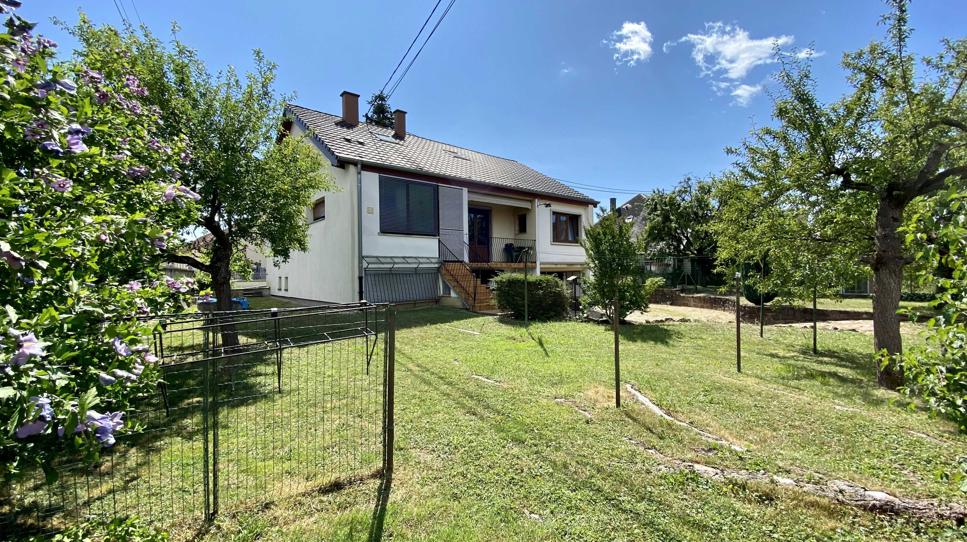 Eschau - Maison 122m² - Terrain 1058m²