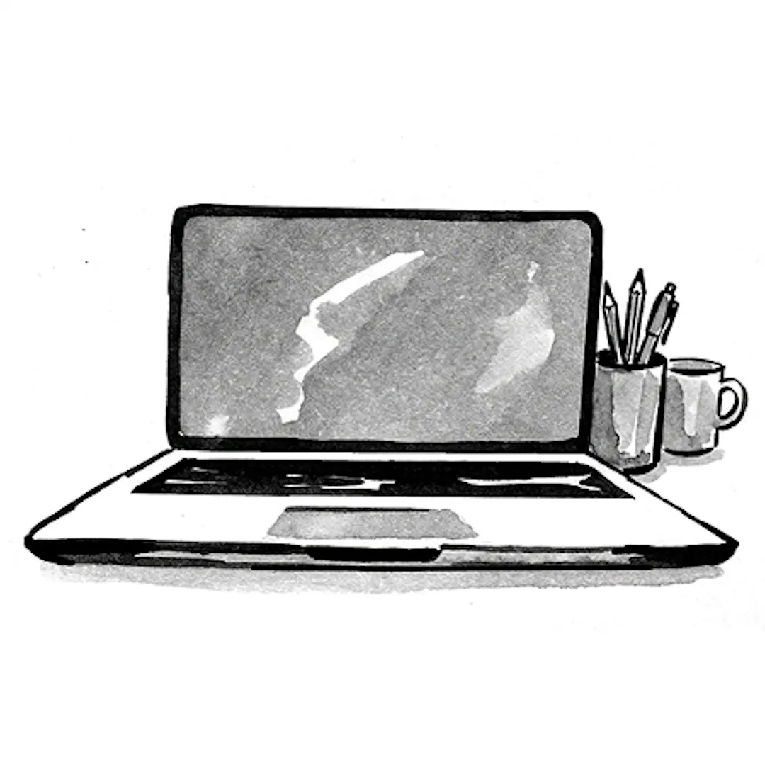 Illustration ordinateur portable