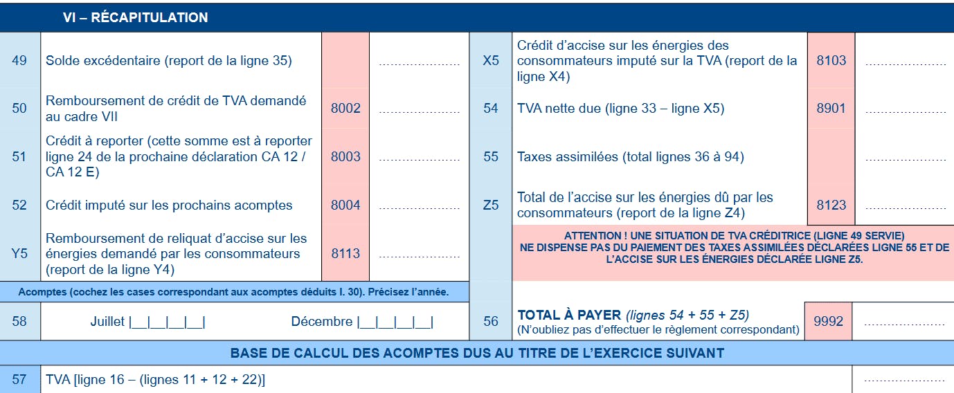 Comment remplir le formulaire CA12 ?