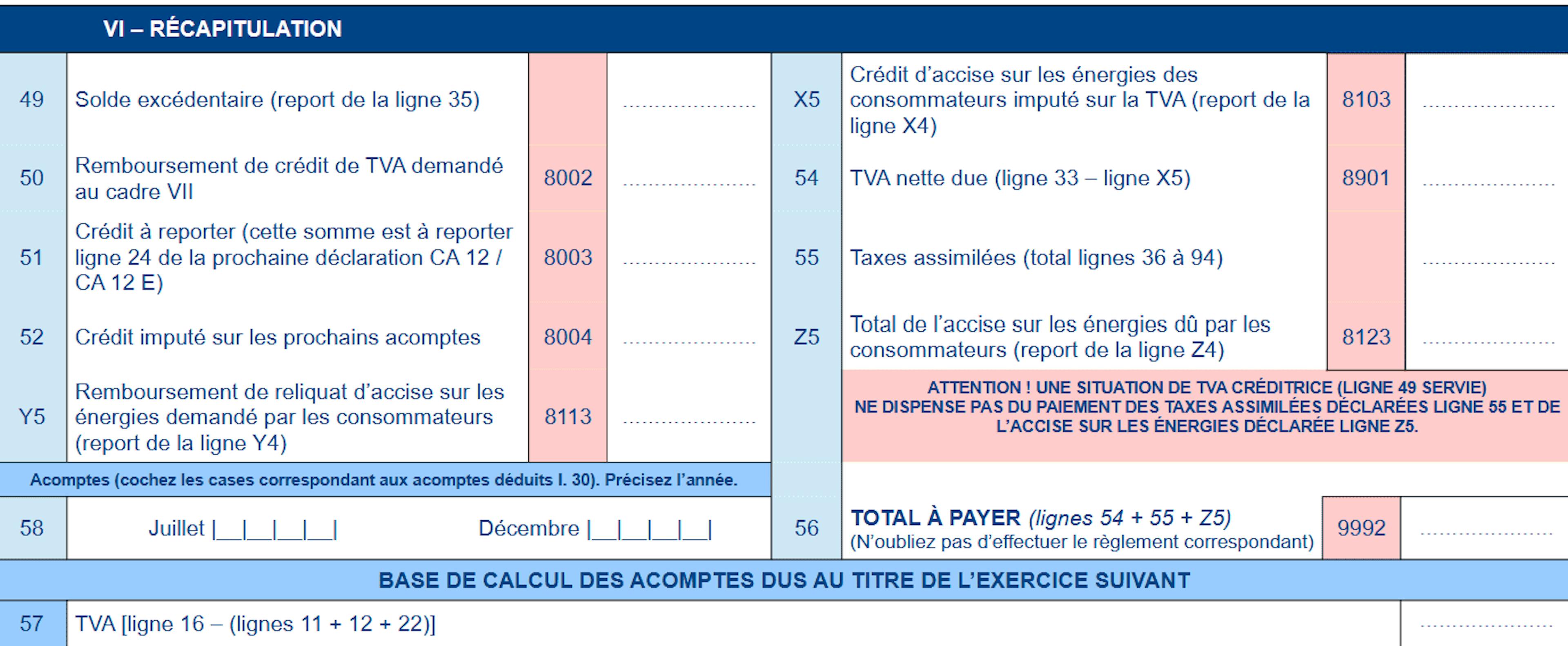 Comment remplir le formulaire CA12 ? 