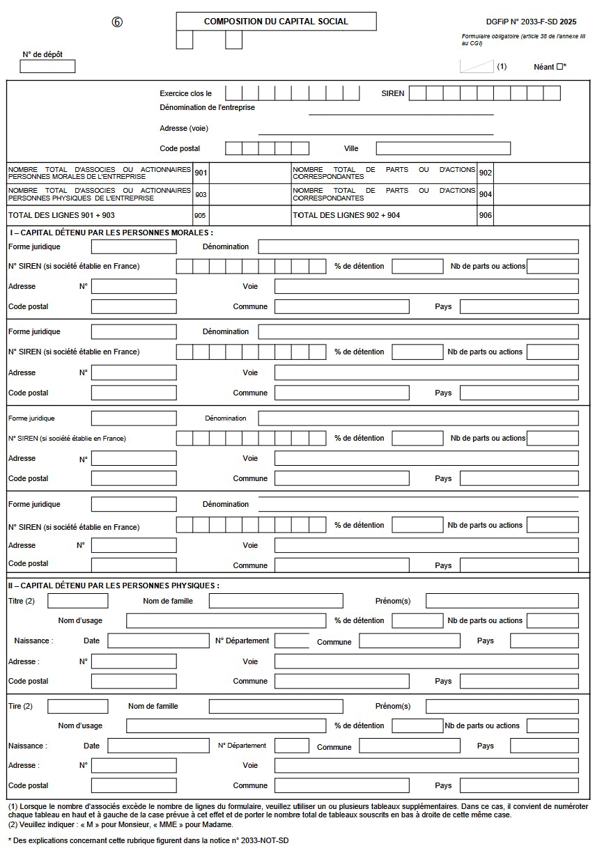 formulaire 2033-F-SD