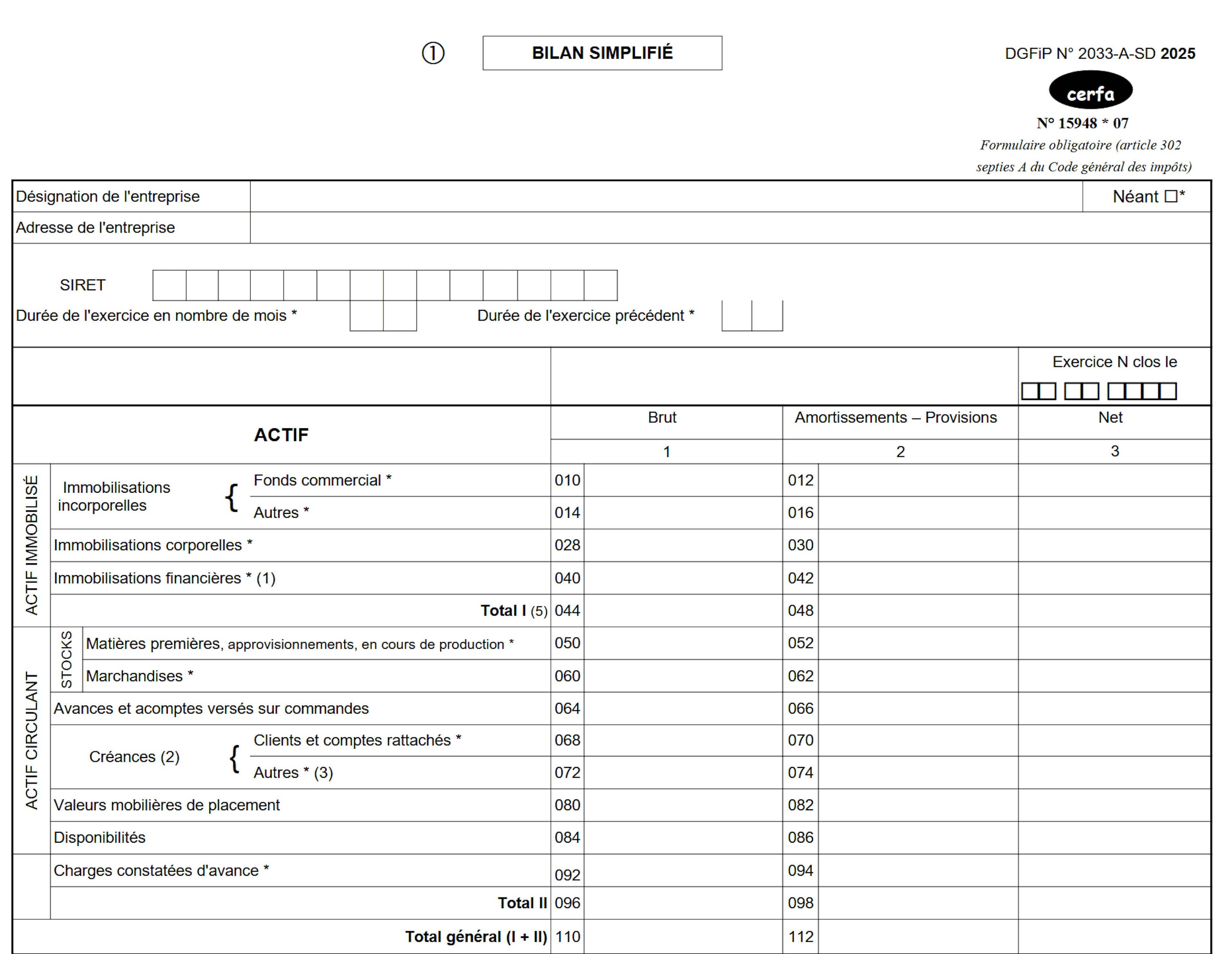 Form 2033 Examples Complete Déclaration 2033 : Qui est Concerné et Comment la Remplir