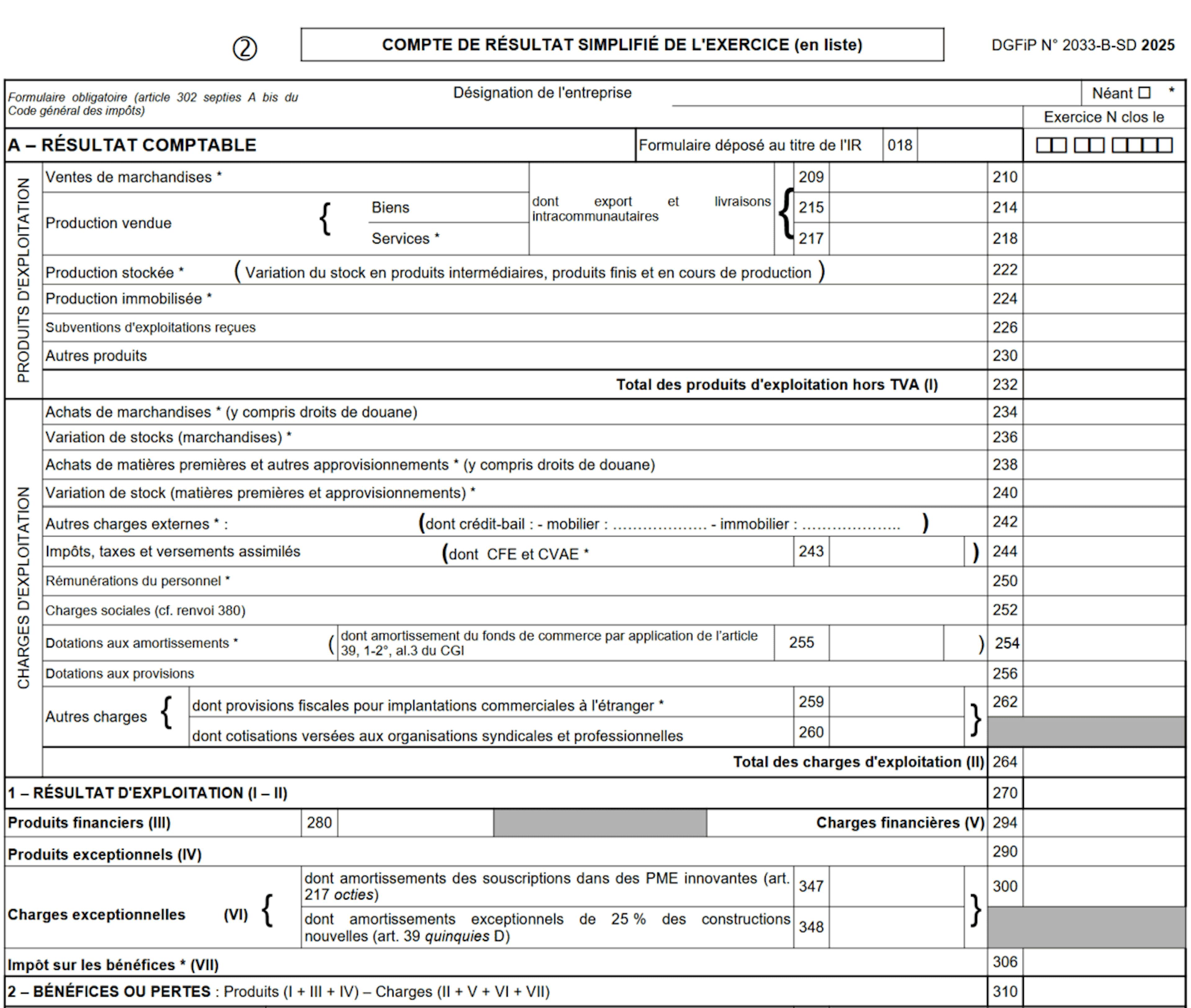 T2033 Form.pdf Cerfa 2033 Pdf: Cerfa 2033 Version Remplissable – CINI