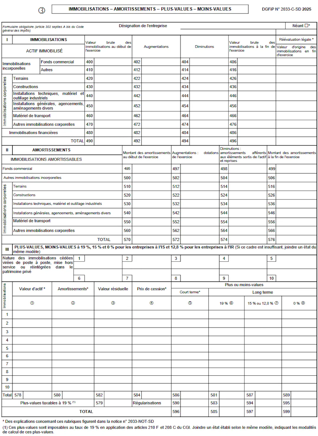 Form 2033 Examples Complete Déclaration 2033 en 2026 : Qui est Concerné, Comment Remplir